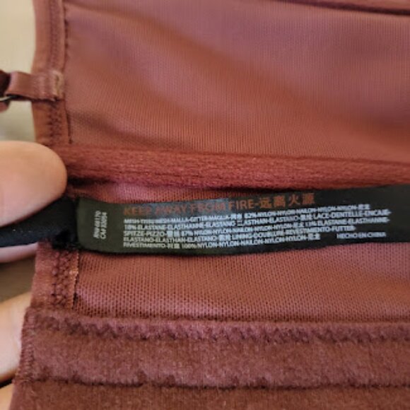 OUT FROM UNDER | Modern Love Chocolate Brown Lace Mesh Sweetheart Corset Urban S - Picture 13 of 15